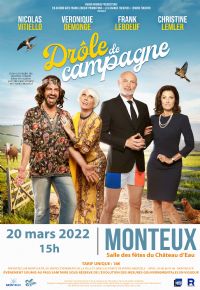 Frank Leboeuf “Drôle de campagne”. Le dimanche 20 mars 2022 à MONTEUX. Vaucluse.  15H00